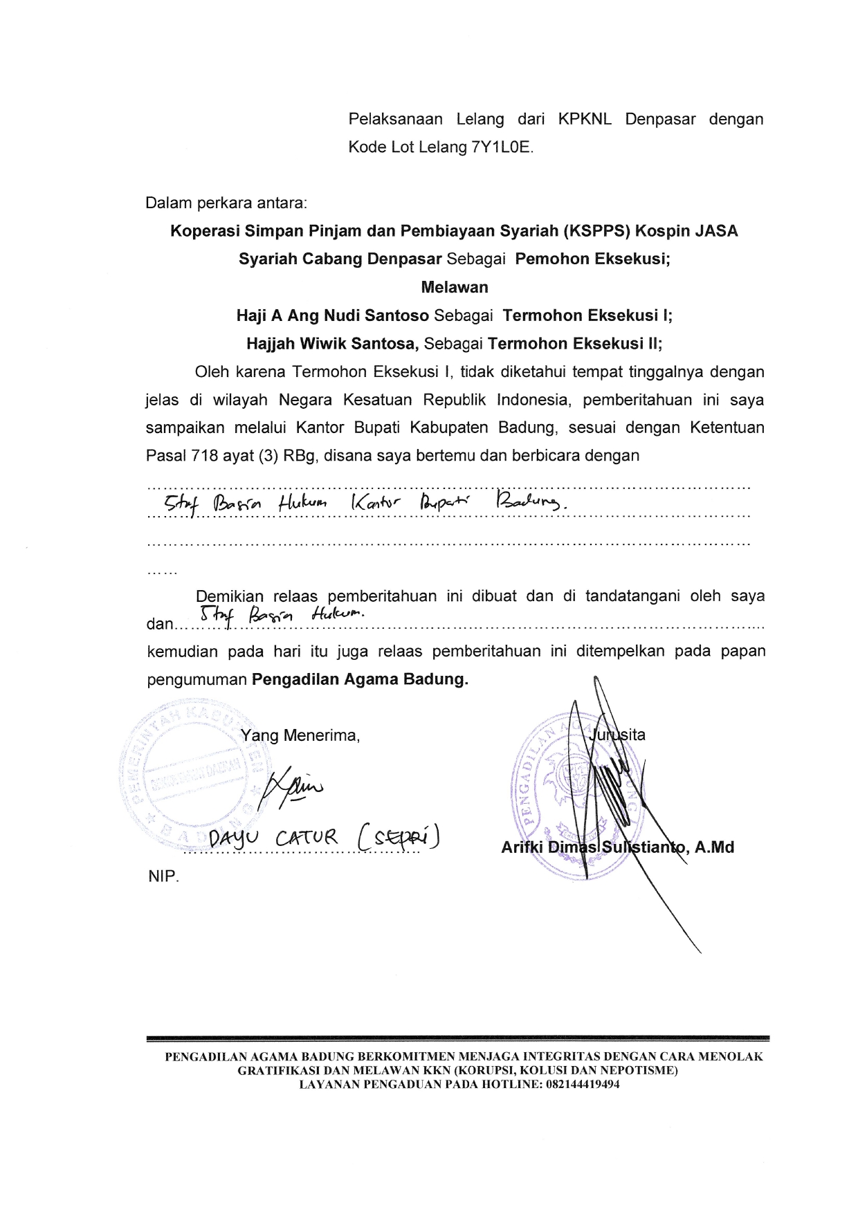 PBT Hasil Lelang Kospin Termohon Eksekusi 1 page 0002