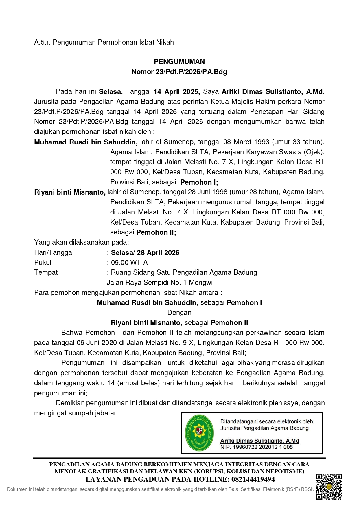Pengumuman Isbat 23P 26 P12 page 0001
