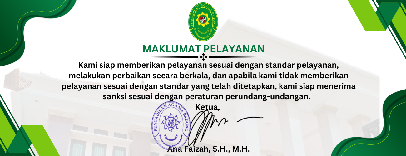 Maklumat Pelayanan Bu Ana